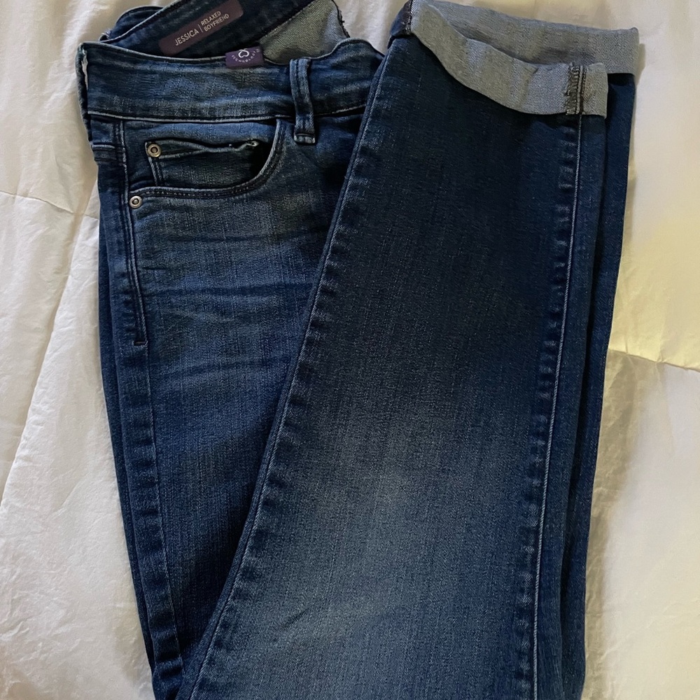NYDJ Dark Blue Denim Jeans